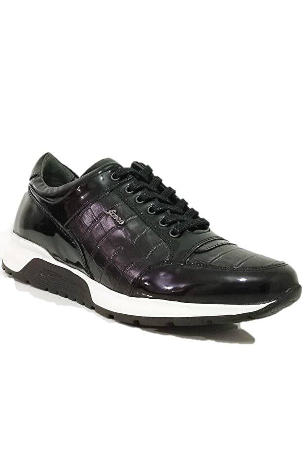 Men's Daily Patent Leather Shoes - 2515 Model
