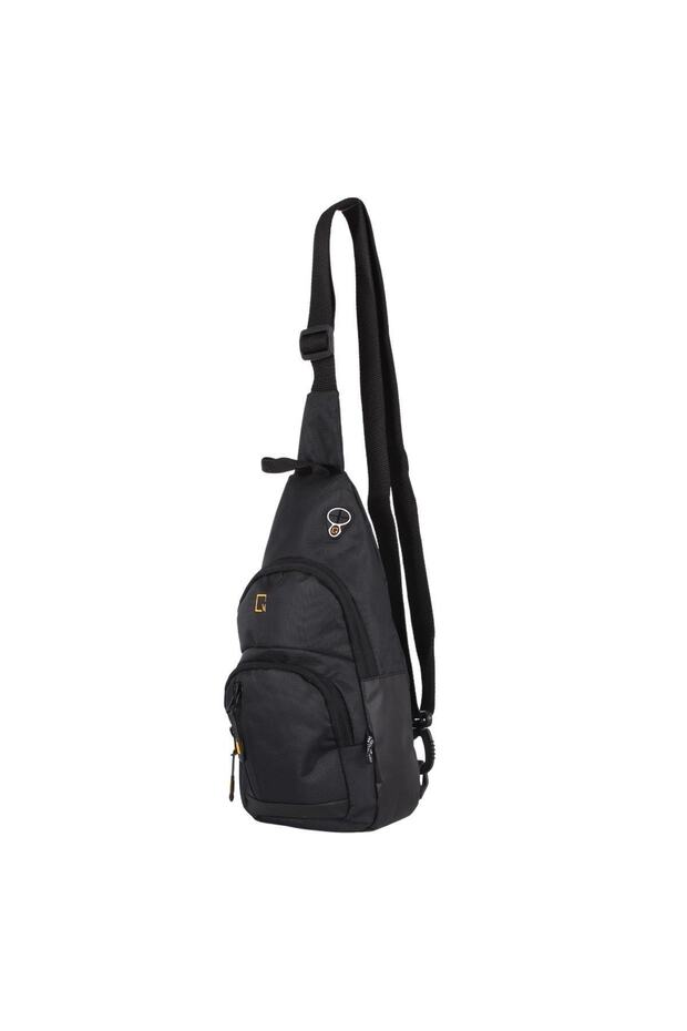 Mega Model 1007 Black Unisex Body Bag Shoulder Bag