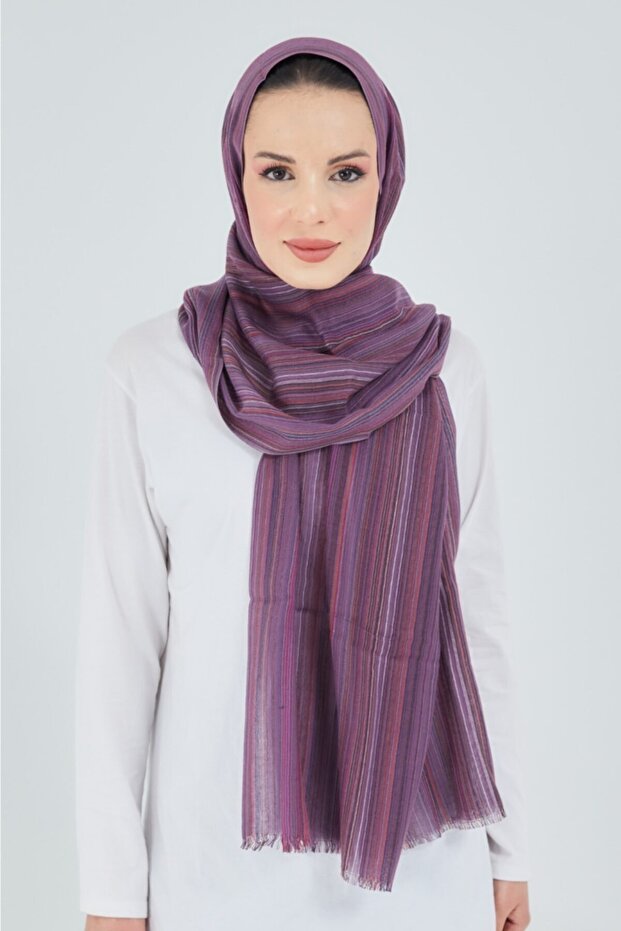 Self Patterned Shawl - 4