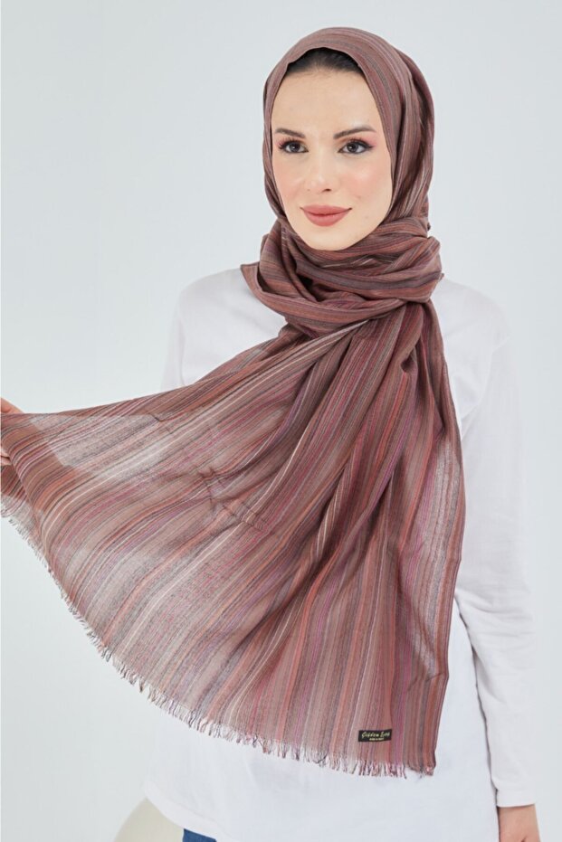 Self Patterned Shawl - 4