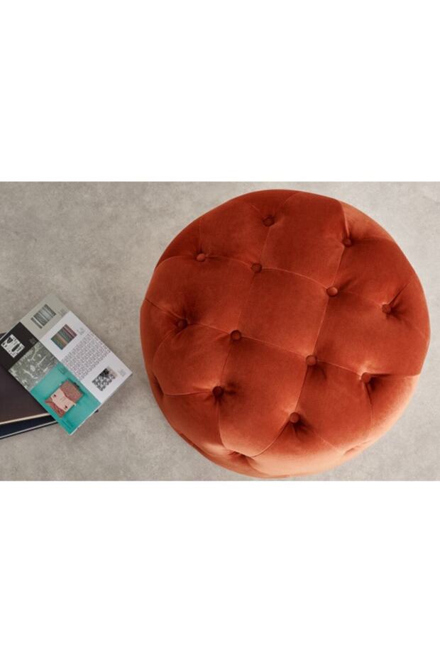 Veronica Turuncu Puf - 2