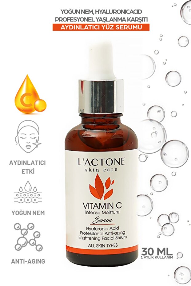 Vitamin C Brightening Skin Serum 30 ml (Nail Polish Gift)