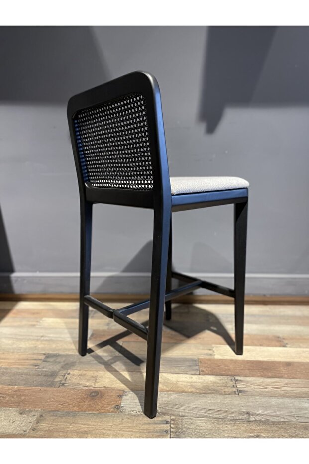 Ahşap Hazeranlı Bar Taburesi - 3