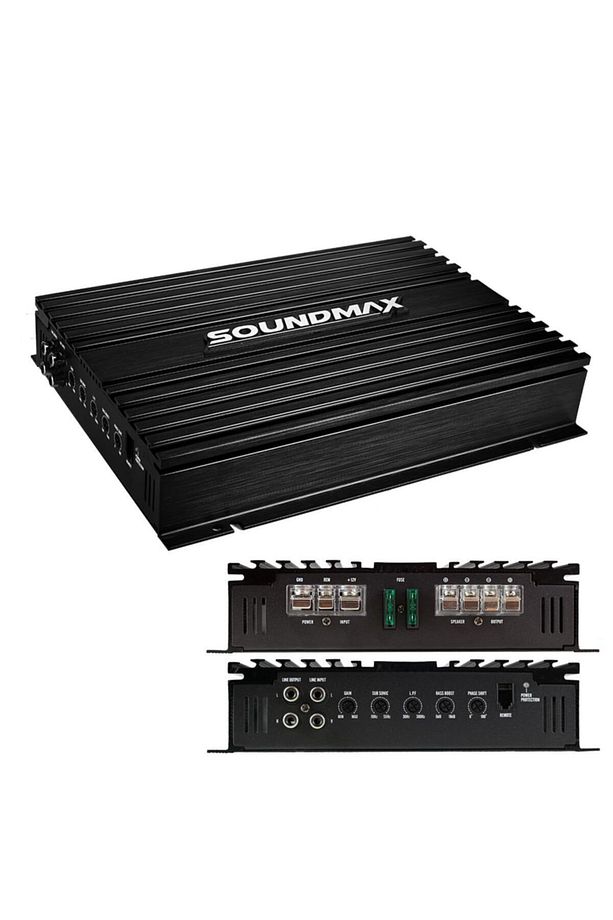 Oto Anfi 4000w Mono Bass Control Soundmax Sx-600.1d - 1