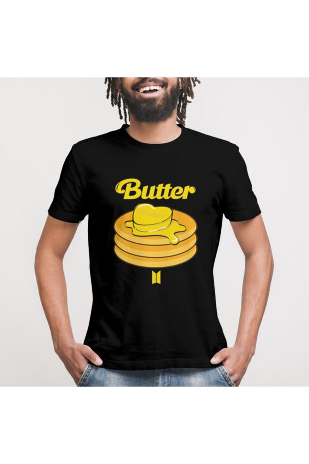 Bts Smooth Like Butter Pancake Unisex Tişört - 3