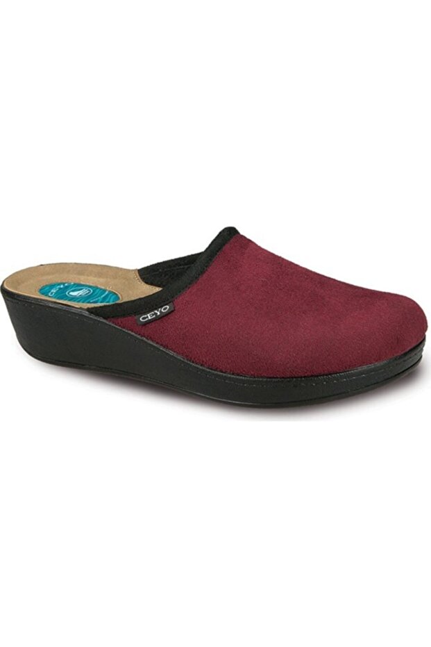9932 Claret Red Women's Slippers