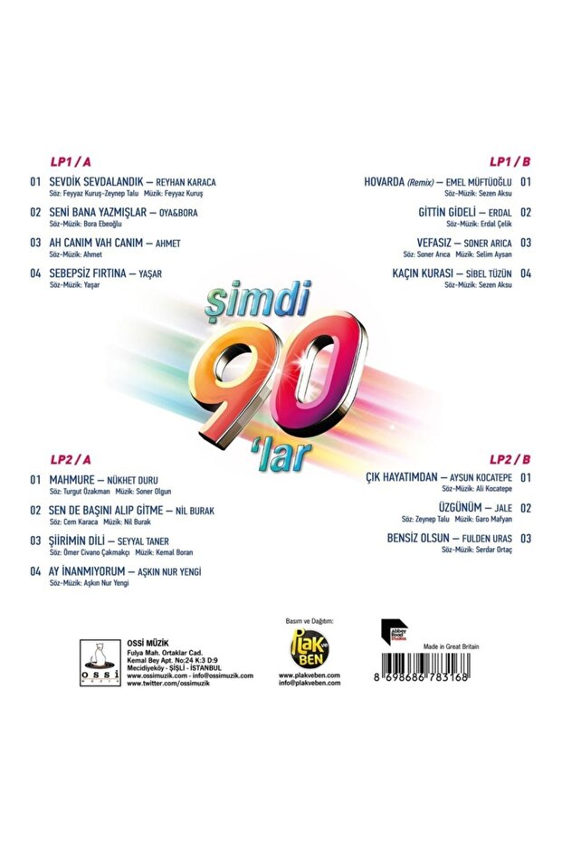 Şimdi 90'lar, Plak - 2