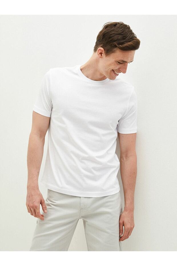 Απλό λευκό μπλουζάκι - 1