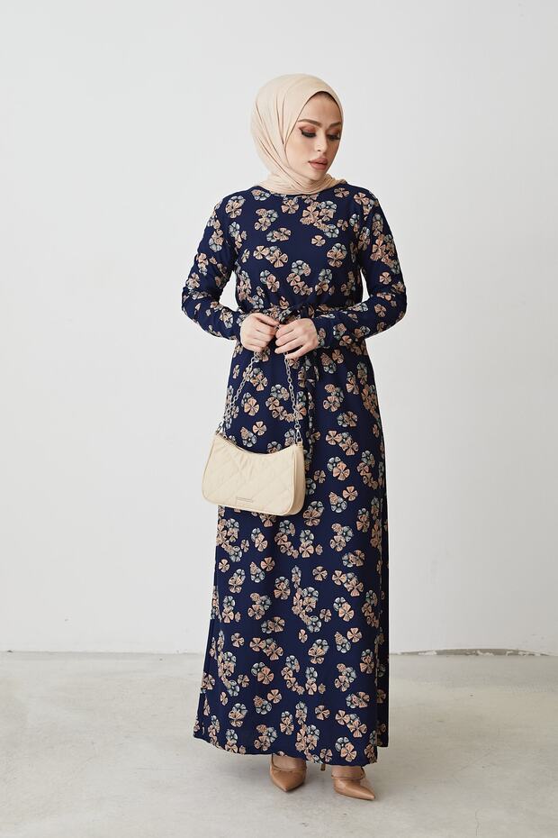 فستان منقوش - 4