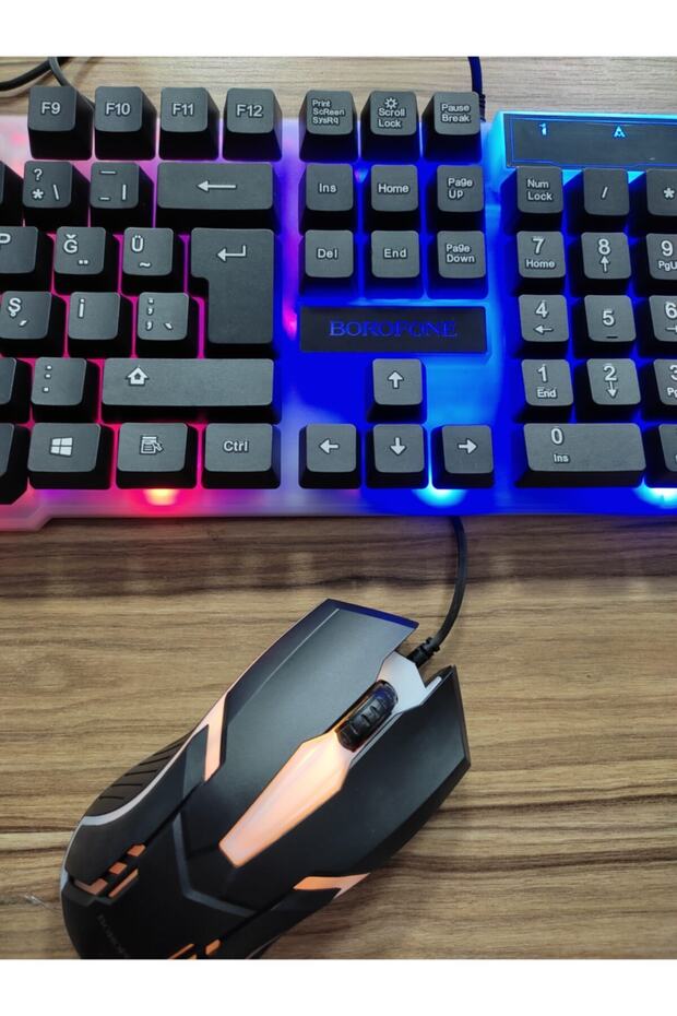 Borofone Işıklı Mouse Ve Klavye - 2