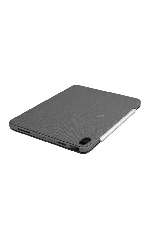 Combo Touch iPad Air 10.5 inç 4. Nesil ile Uyumlu Çok Yönlü Klavyeli Kılıf - Gri - 5