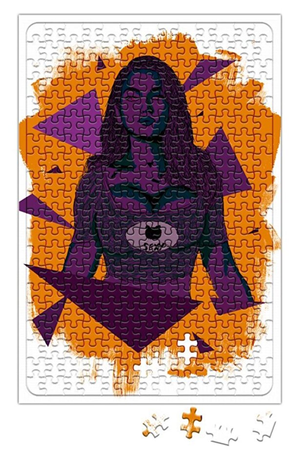 Purple Girl Puzzle 240 Piece Jigsaw Puzzle