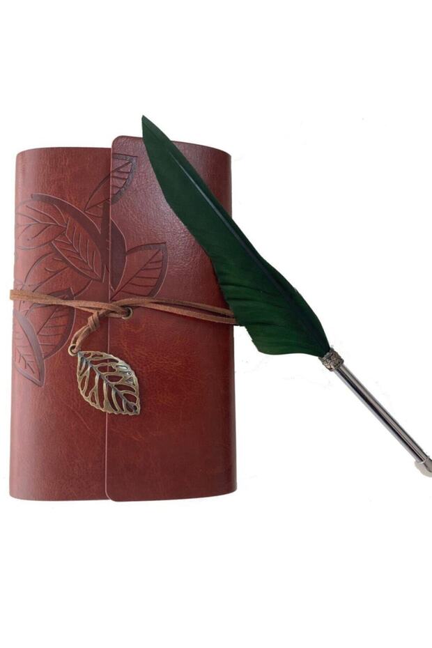 كتاب ذاكرة مغطى بالجلد بني فاتح - 3