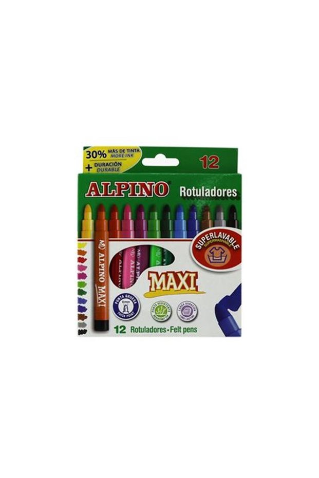 Alpino 12 Color Maxi Pen - Felted Ar-06