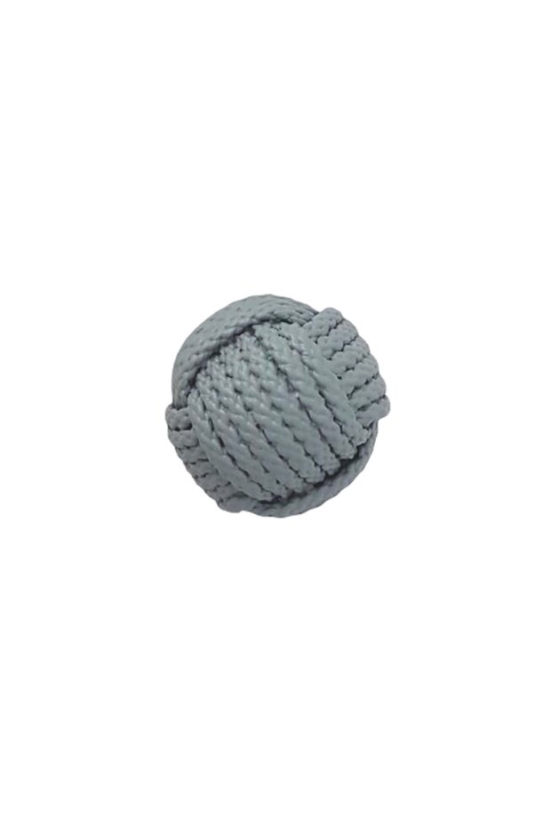 Gray Rope Patterned Handle - Diameter 5 cm Baby Kids Teenager Room Cabinet Drawer Furniture Handle Rope Handle