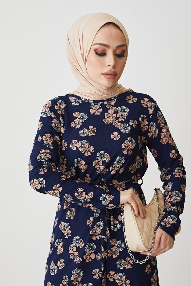 فستان منقوش - 7