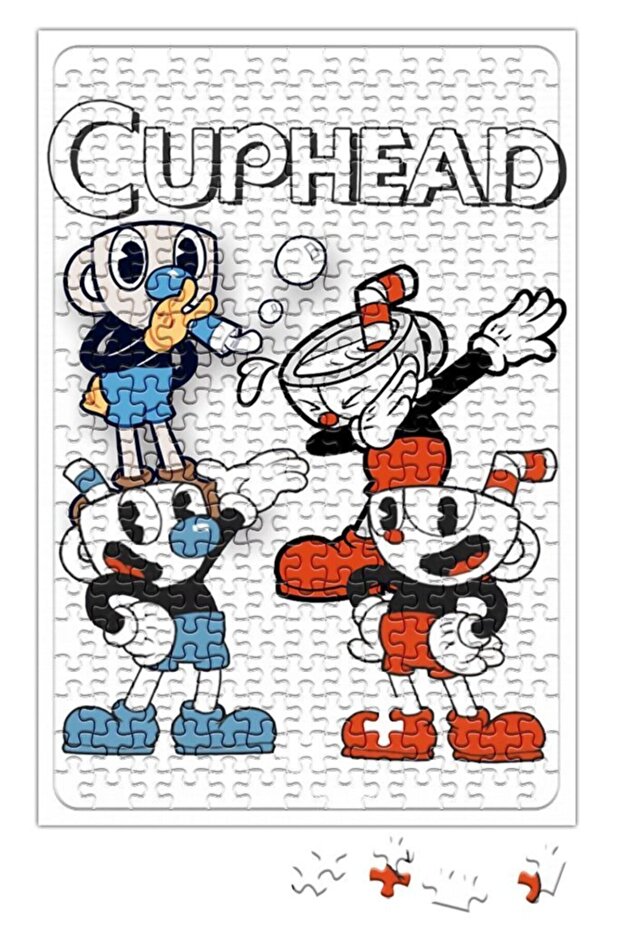 Cuphead Three Puzzle 240 Piece Jigsaw