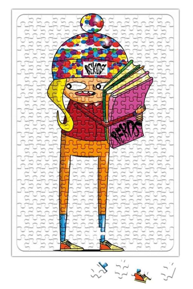 Bekos Arte Urbana Mari Estudiosa Puzzle 240 Piece Jigsaw Puzzle