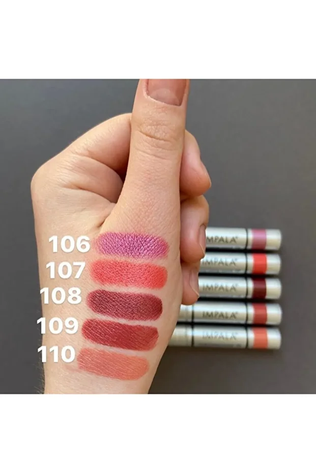 Ruj Hint Kırmızısı - Longlasting Lipstick No: 109 - 4