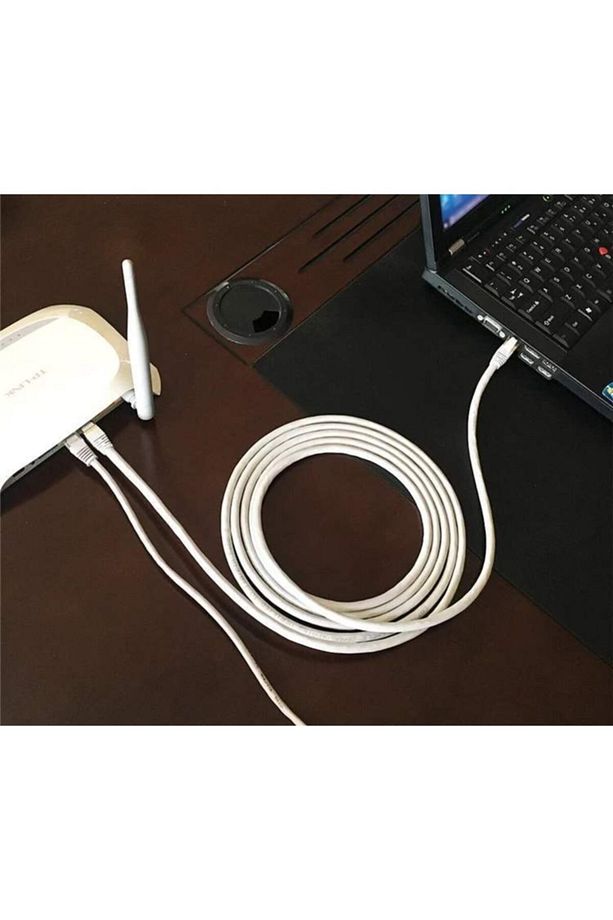 Internet Bilgisayar Ağ Network Modem Kablosu Cat6 10gigabit/250mhz 10 mt - 2