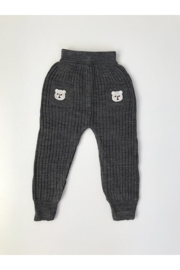Baby Corduroy Bear Knitwear Leggings