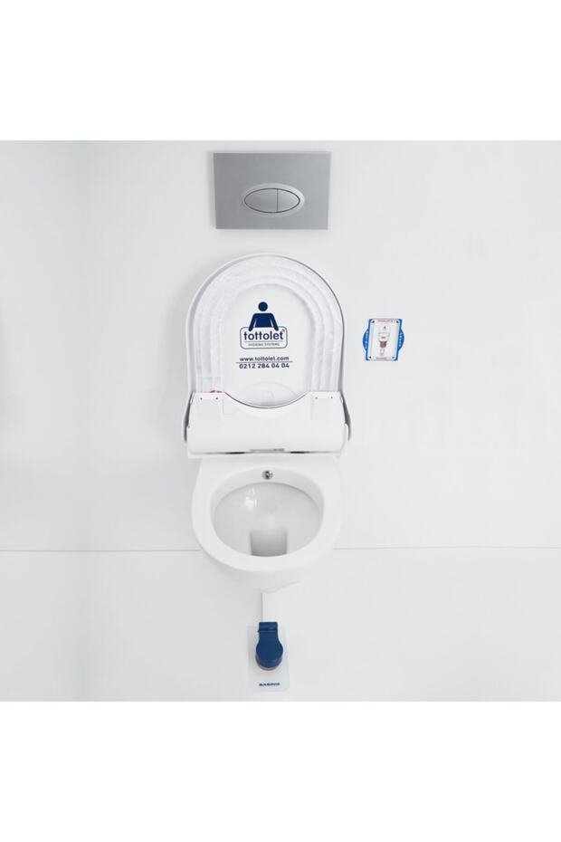 ® Elektrikli-ledsörlü® Otomatik Hijyenik Klozet Kapak Sistemi Ve Rulo Paketi 15 Adet Rulo - 4