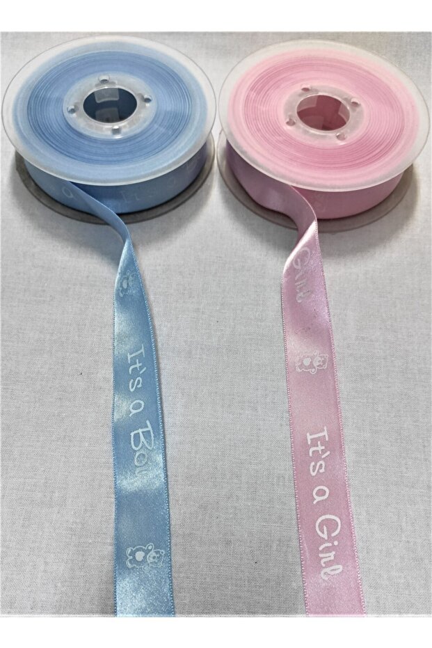 2 cm It's a Boy Ribbon - Baby Boy Ribbon (3 Meters)