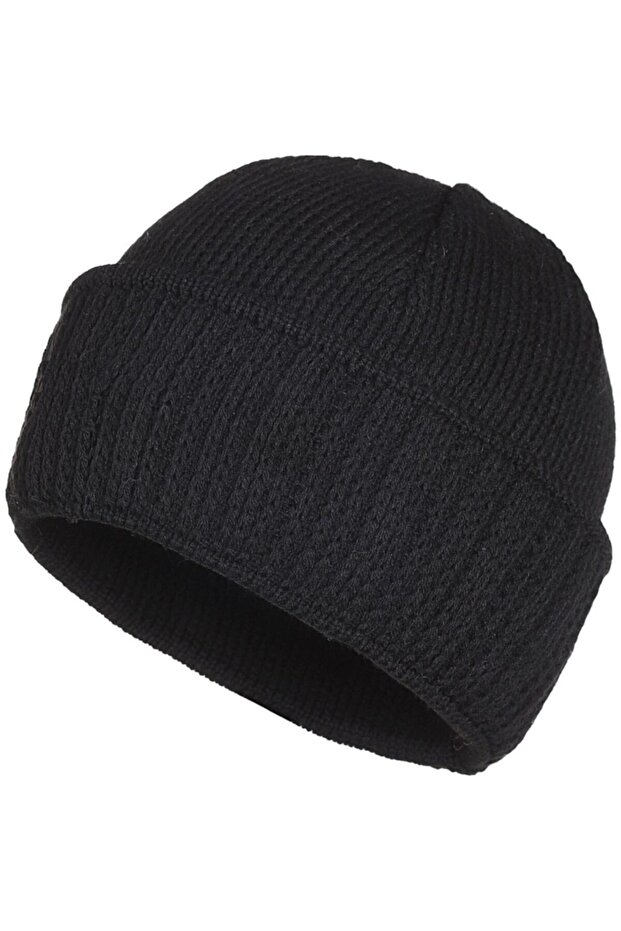 Black Siberian Fisherman Beanie Unisex