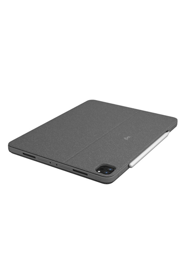 Combo Touch 12.9" iPad Pro 5. ve 6. Nesil ile Uyumlu Çok Yönlü Türkçe Klavyeli Kılıf, Gri 920-010186 - 5