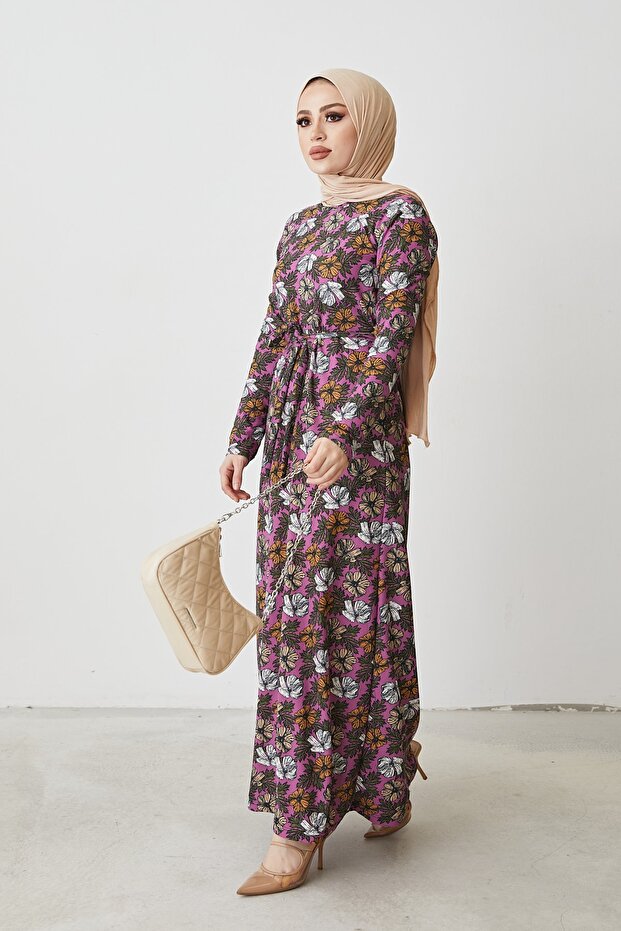 فستان ديزي منقوش - 3