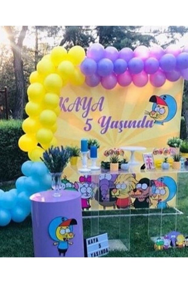Best Kral Şakir Themed Concept Balloon and Chain Apparatus 70 Pieces + 5 m Balloon Chain