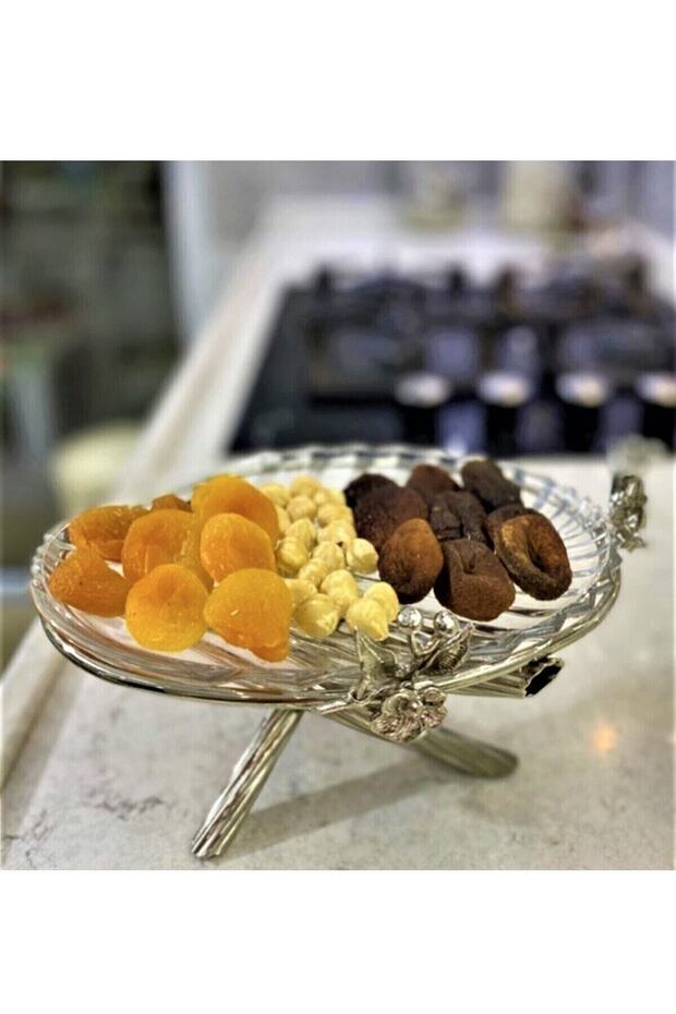 Dekoratif Lüx Servis Sunum Tabağı - 1