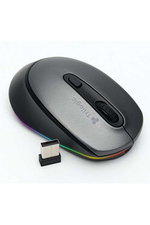 M700 800/1200 Dpı Şarjlı Rgb Wireless Kablosuz Mouse - 1
