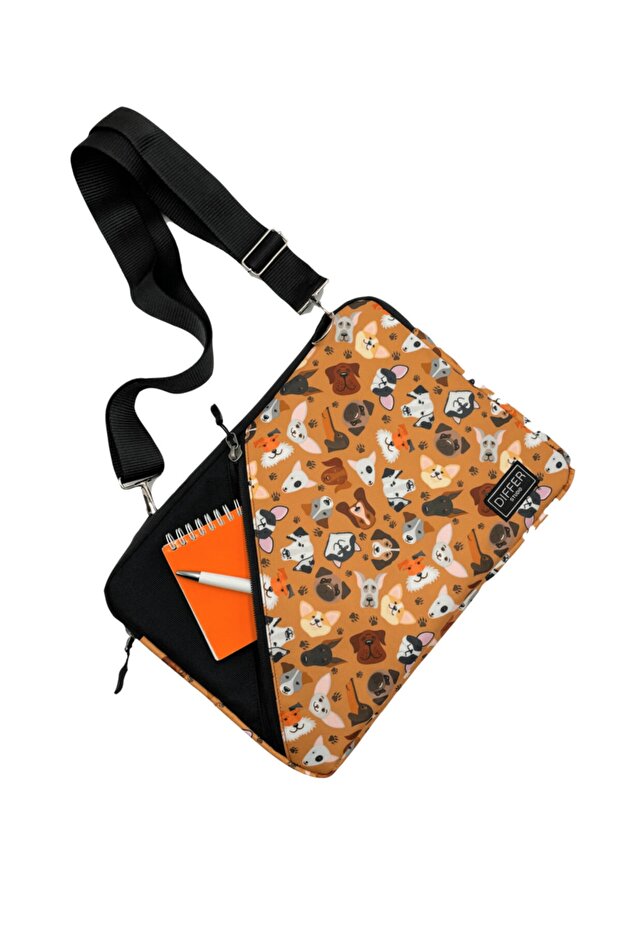 13-14'' Inch Dog Pattern Waterproof/hanging/laptop/macbook/notebook/document/case/bag - 2