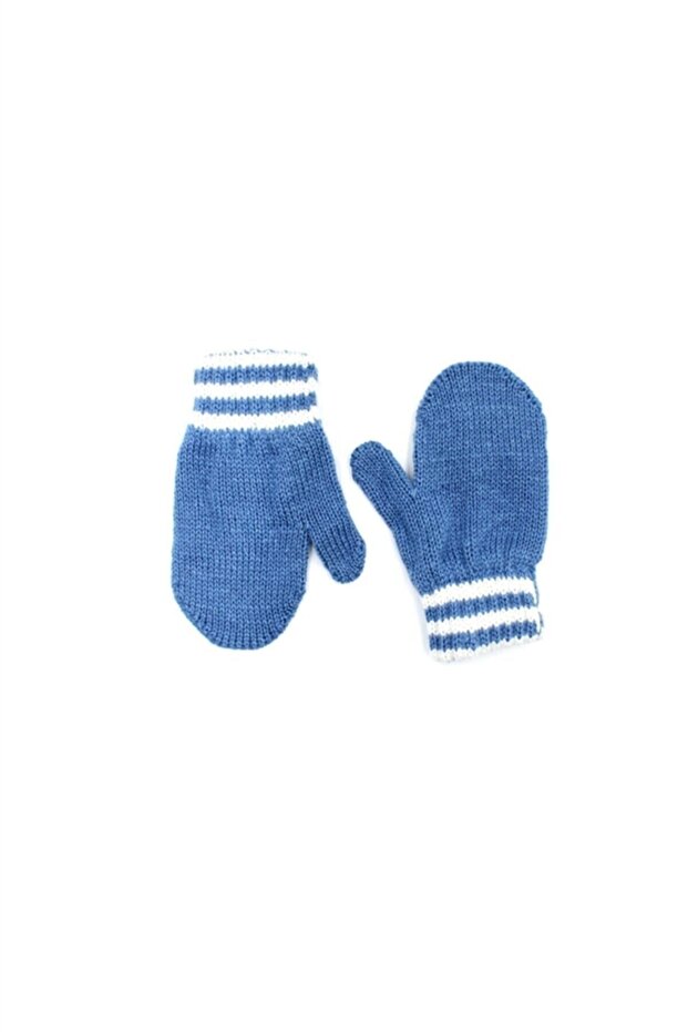 Blue Baby Boy Gloves 0-3 Years