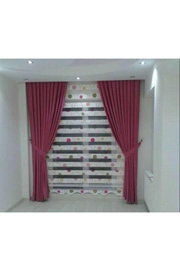 Desenli Kaliteli Zebra Perde - 1