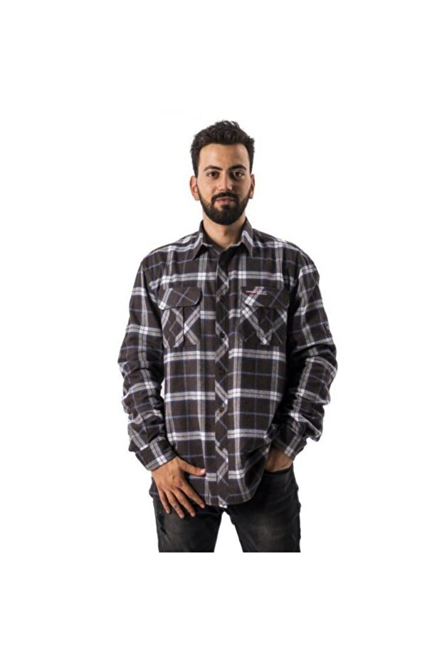 Knit Man Fleece Shirt-brown