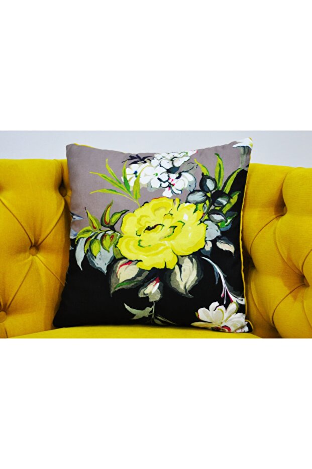 Loveseat 3'lü Kanepe - Sarı Sevda - 6