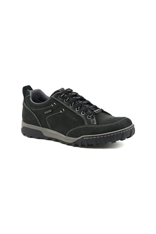 217111 Genuine Nubuck Leather Waterproof Men's Winter Black Shoes