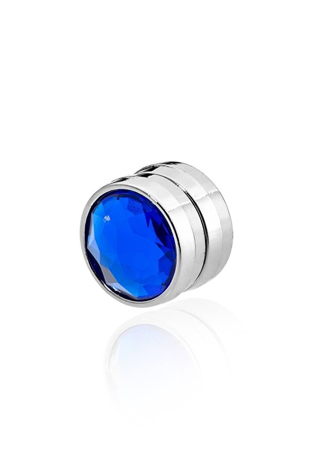 Cobalt Blue Acrylic Stone Scarf Magnet