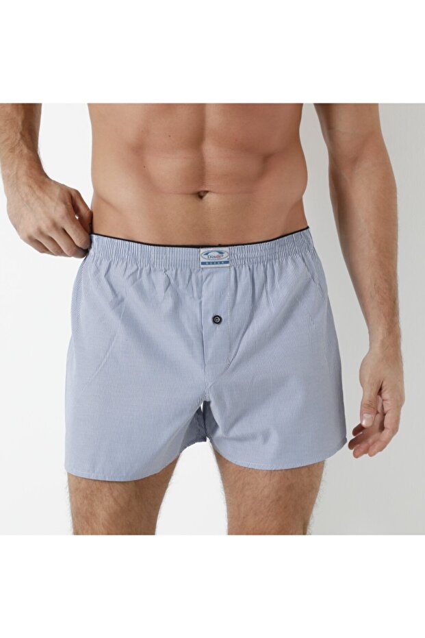 3'lü Poplin Erkek Boxer - 1