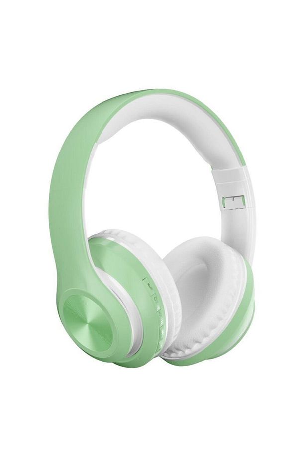 P68 Bluetooth Kablosuz Stereo Kulaklık Makaron Renkler Yeşil - 1