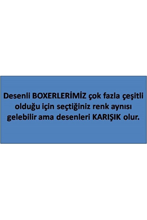 6'lı Poplin Erkek Boxer - 5