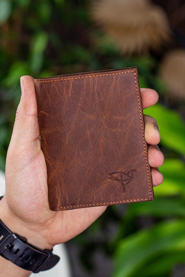 Hakiki Deri Taba Erkek Cüzdan - 4