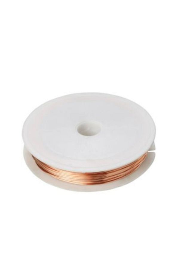 Emaye Kaplı Bakır Tel Emaye Bobin Teli 0,6 Mm Çap - 50 Metre - 1