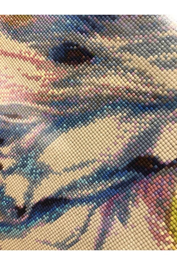 Elmas Mozaik Tablo At Figürü - 2