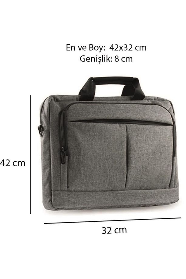 Ste 428 15.6 Gri Bilgisayar Notebook Laptop Çantası - 2