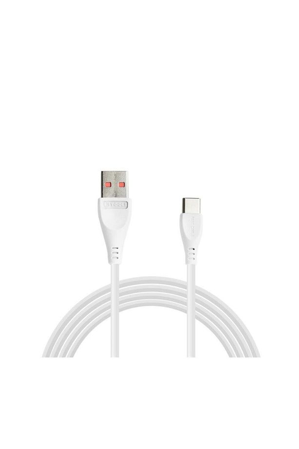 1.5 Amper 1 Metre Type C Beyaz Data Ve Şarj Kablosu - 2