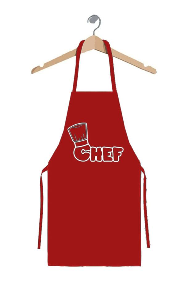 مريلة مطبخ مطبوعة من الشيف - 1