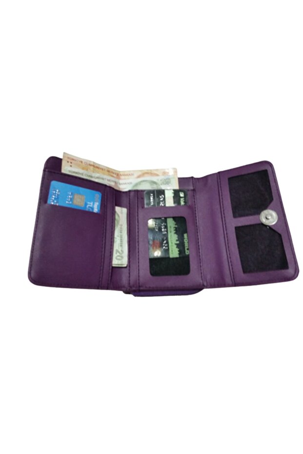 Kadın Mor Cüzdan - 3